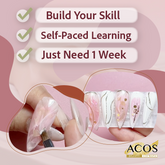 ACOS Pink Marble Nail Art Short Course - Lashmer